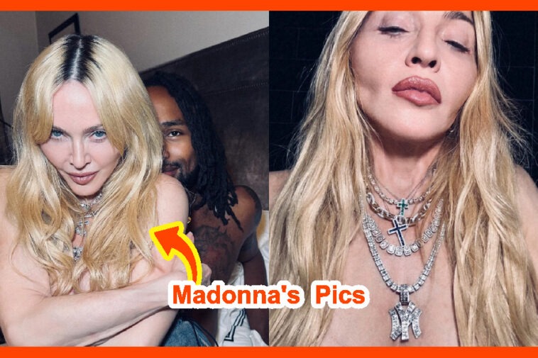 Madonna's Topless Pics With Younger Man Have Everyone